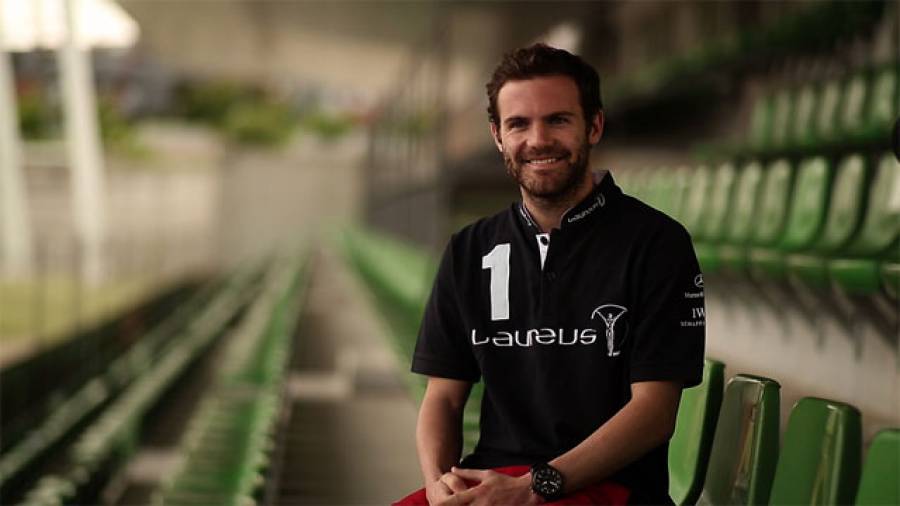 Spaniens Mittelfeldspieler Juan Mata zur WM