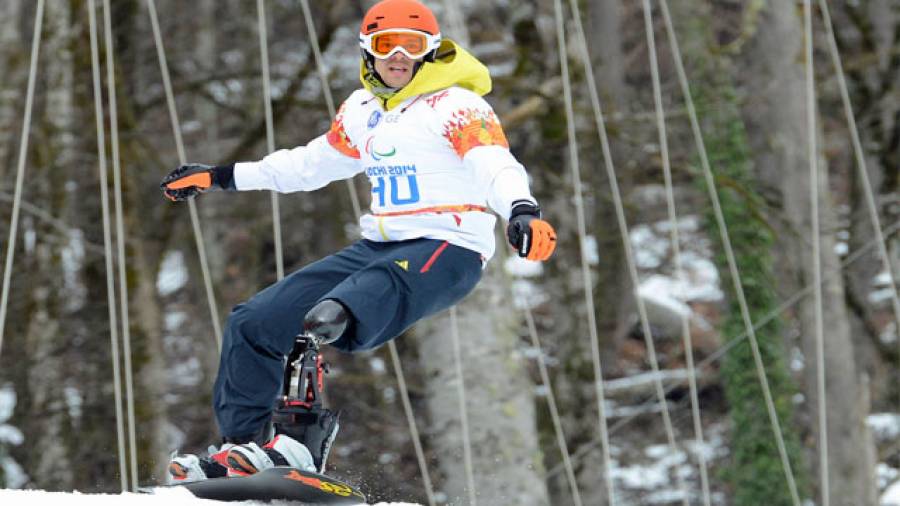 Parasnowboarder und Paratriathlet Stefan Lösler: Energie für jede Jahreszeit 